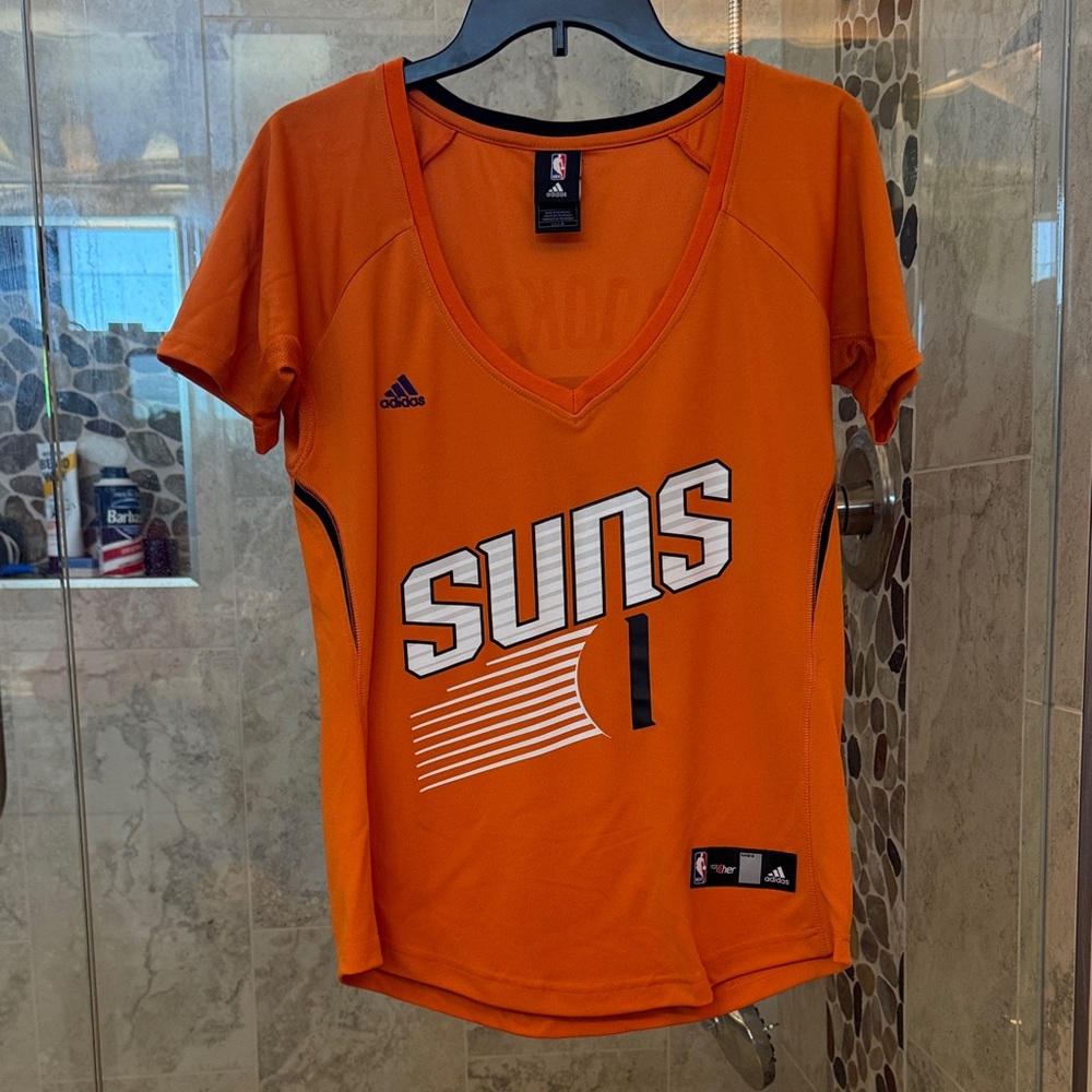 Adidas Women's Orange Suns V-Neck Jersey